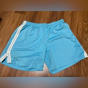 Under Armour Women's Light Blue Athletic Shorts